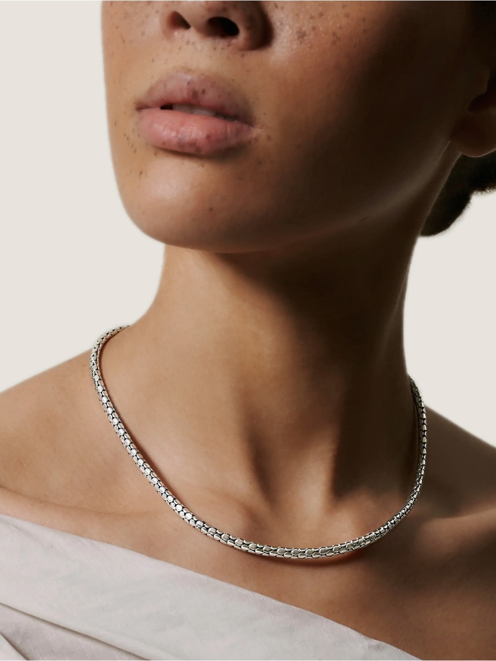 John Hardy Dot Chain Necklace - Sterling Silver